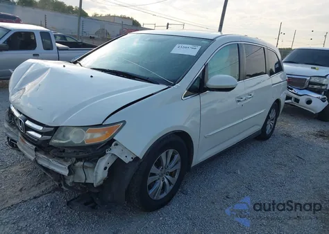 2016 Honda Odyssey Ex-L from USA, damaged, VIN 5FNRL5H62GB003093